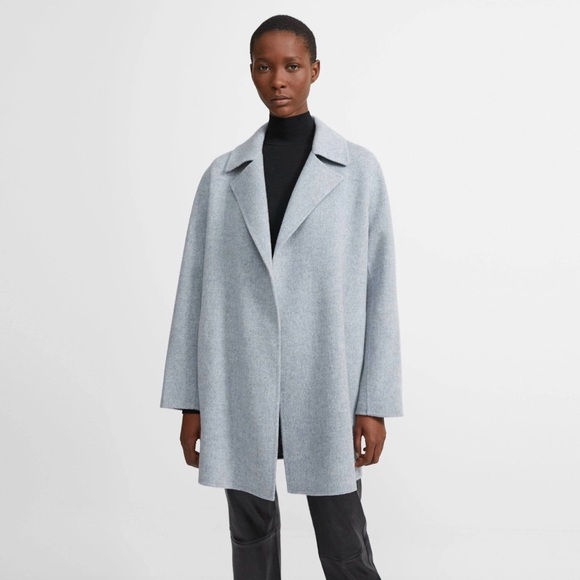 Theory ‘Sileena’ Open Front Jacket in Double Face Wool-Cashmere - Picture 5 of 8